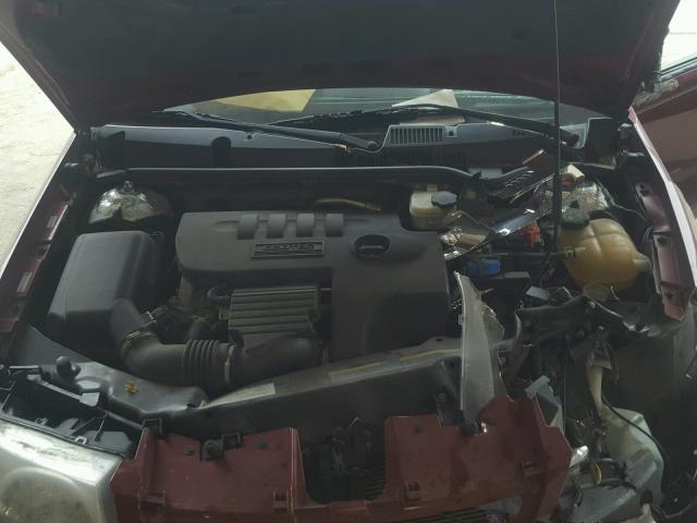 1G8AJ58F57Z144599 - 2007 SATURN ION LEVEL MAROON photo 7