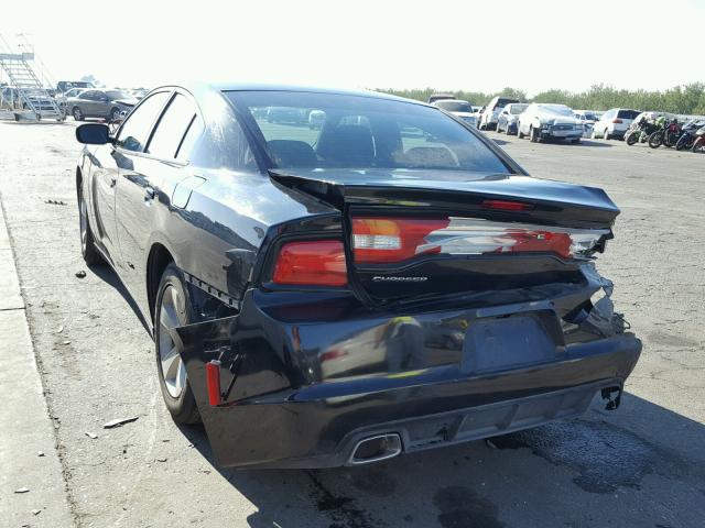 2C3CDXBG0DH636878 - 2013 DODGE CHARGER SE BLACK photo 3