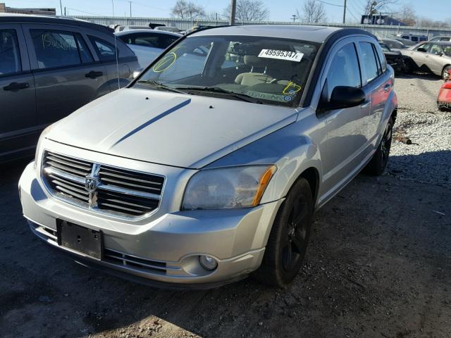 1B3CB3HA1AD641918 - 2010 DODGE CALIBER MA SILVER photo 2