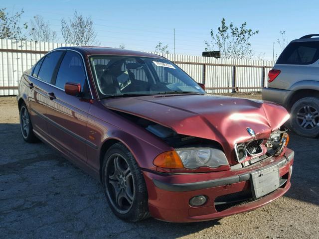WBAAV53411FJ69313 - 2001 BMW 330 I BURGUNDY photo 1