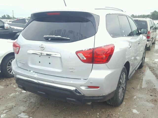 5N1DR2MM6HC693422 - 2017 NISSAN PATHFINDER SILVER photo 4