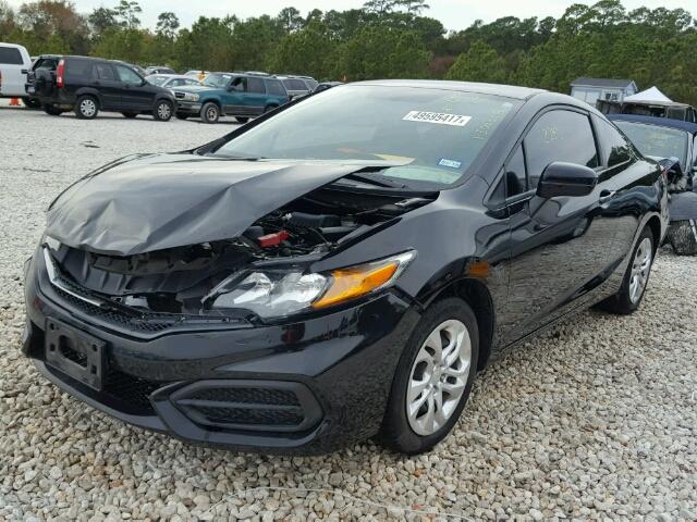 2HGFG3B59EH506866 - 2014 HONDA CIVIC LX BLACK photo 2