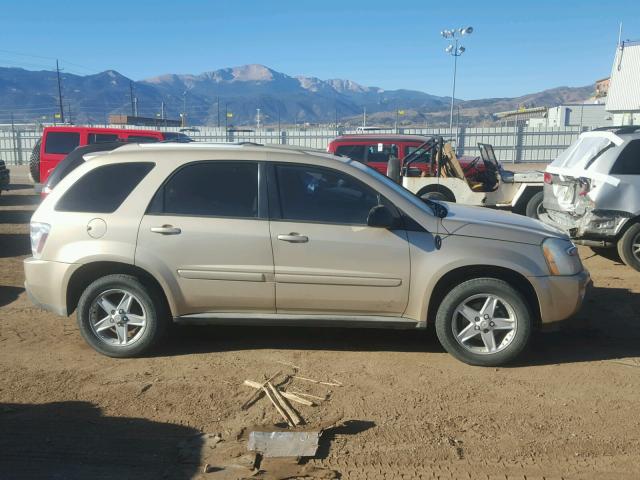 2CNDL73F056008644 - 2005 CHEVROLET EQUINOX LT GOLD photo 9