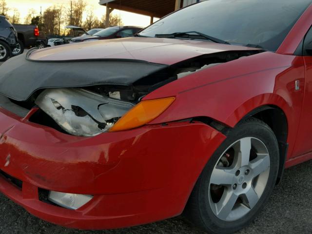 1G8AV15F96Z118202 - 2006 SATURN ION LEVEL RED photo 9