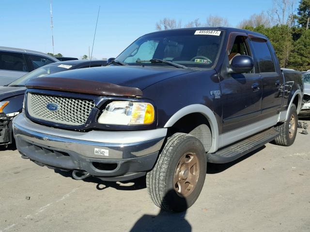 1FTRW08L71KF47955 - 2001 FORD F150 SUPER BLUE photo 2