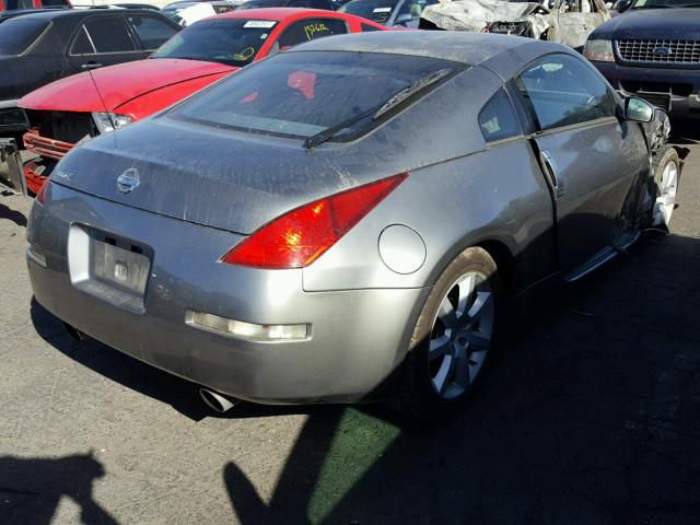 JN1AZ34E14T060507 - 2004 NISSAN 350Z COUPE SILVER photo 4