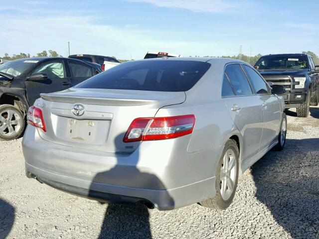 4T1BF3EK1BU657349 - 2011 TOYOTA CAMRY BASE SILVER photo 4