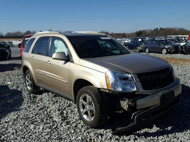 2CNDL63F976056706 - 2007 CHEVROLET EQUINOX LT GOLD photo 1