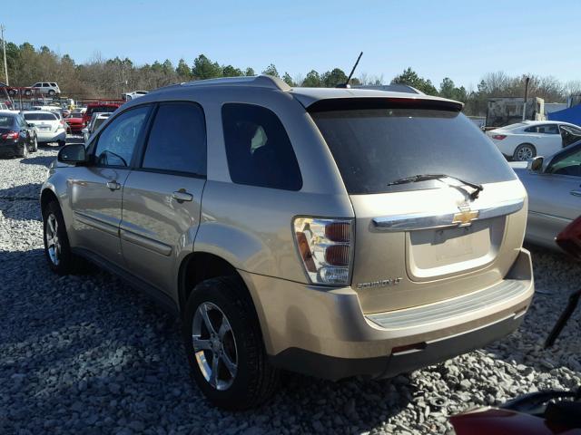 2CNDL63F976056706 - 2007 CHEVROLET EQUINOX LT GOLD photo 3