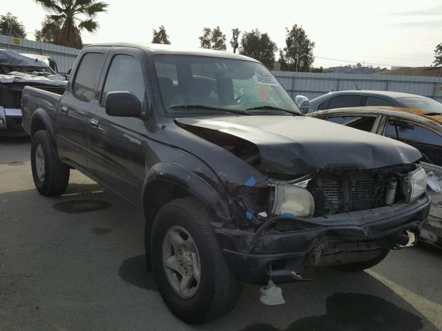 5TEGN92N01Z740940 - 2001 TOYOTA TACOMA DOU BLACK photo 1