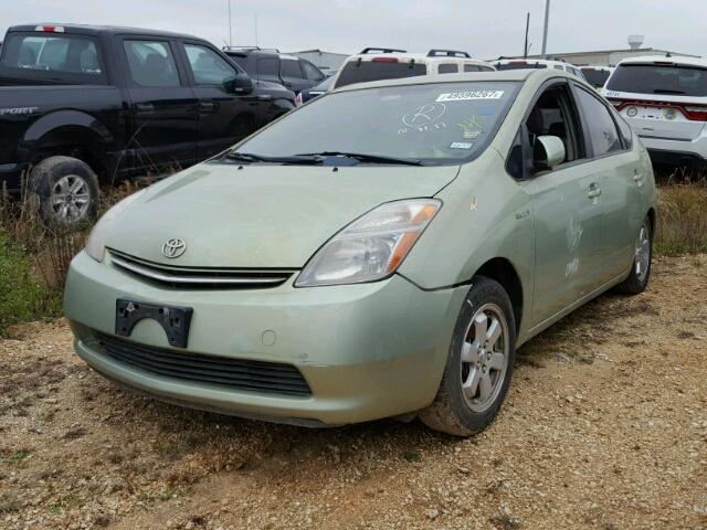 JTDKB20U373268633 - 2007 TOYOTA PRIUS GREEN photo 2