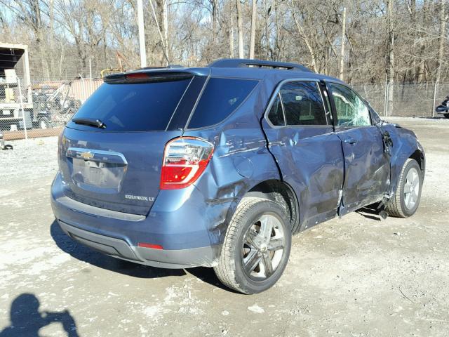 2GNFLFEK7G6138917 - 2016 CHEVROLET EQUINOX LT BLUE photo 4