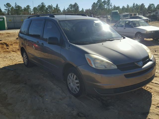 5TDZA23C95S229397 - 2005 TOYOTA SIENNA CE GRAY photo 1