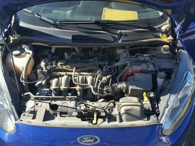 3FADP4BJ7FM161757 - 2015 FORD FIESTA SE BLUE photo 7