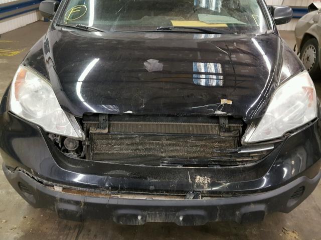 3CZRE48568G700672 - 2008 HONDA CR-V EX BLACK photo 9