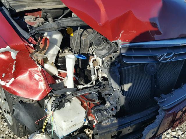 KMHDU46D79U802926 - 2009 HYUNDAI ELANTRA GL RED photo 9