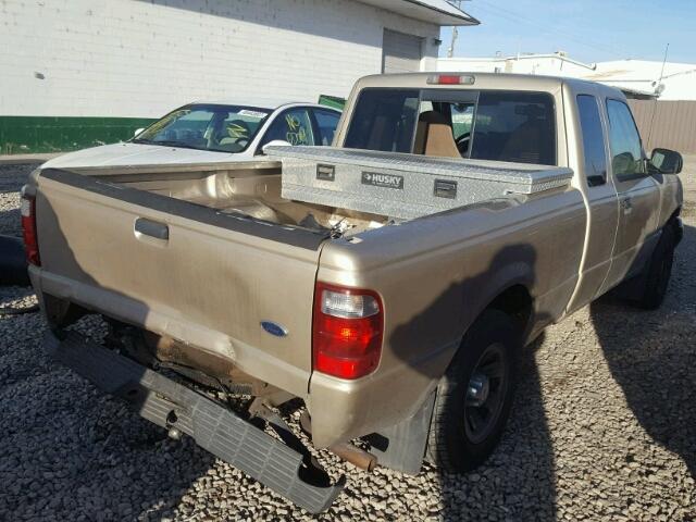 1FTYR14UX1PA23869 - 2001 FORD RANGER SUP GOLD photo 4