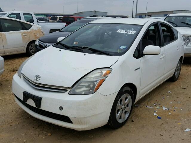 JTDKB20U693493244 - 2009 TOYOTA PRIUS WHITE photo 2