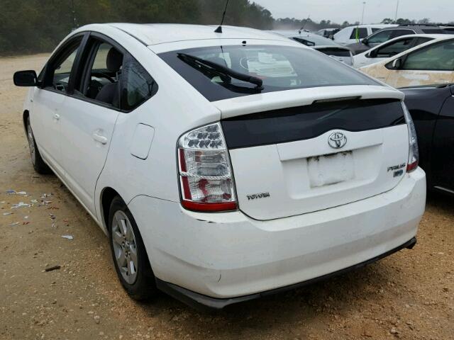 JTDKB20U693493244 - 2009 TOYOTA PRIUS WHITE photo 3