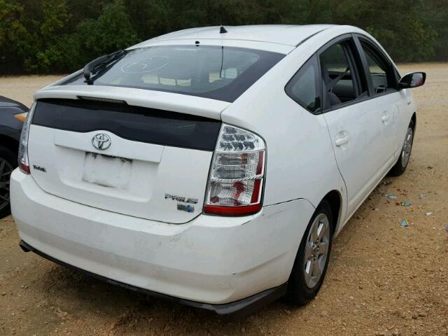 JTDKB20U693493244 - 2009 TOYOTA PRIUS WHITE photo 4