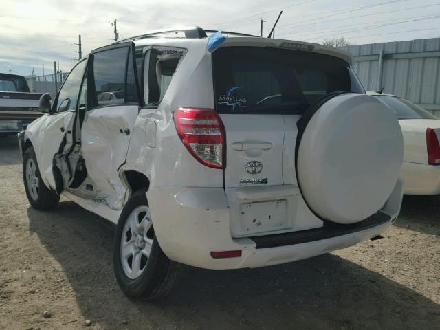 2T3ZF4DV0BW064430 - 2011 TOYOTA RAV4 WHITE photo 3