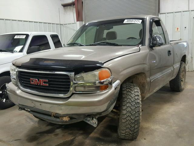 1GTEK14T2XZ513993 - 1999 GMC NEW SIERRA GRAY photo 2