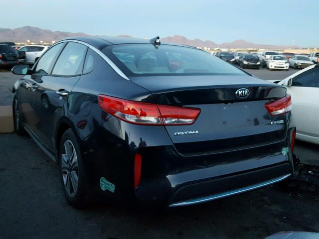 KNAGV4LD0H5017379 - 2017 KIA OPTIMA PLU BLACK photo 3