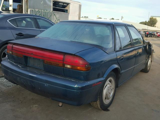 1G8ZK5476NZ232542 - 1992 SATURN SL2 GREEN photo 4