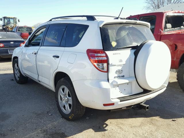 2T3ZF4DV7CW149637 - 2012 TOYOTA RAV4 WHITE photo 3