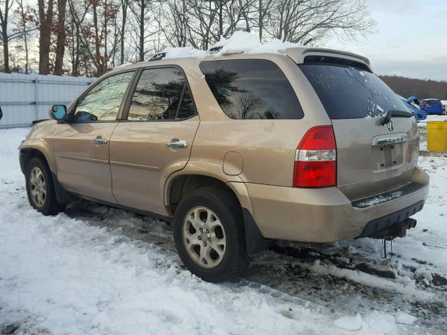 2HNYD18882H530250 - 2002 ACURA MDX TOURIN BEIGE photo 3