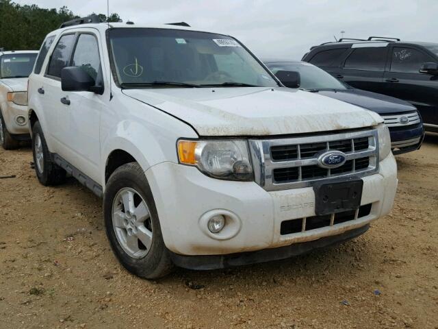 1FMCU9DG6AKB76842 - 2010 FORD ESCAPE XLT WHITE photo 1