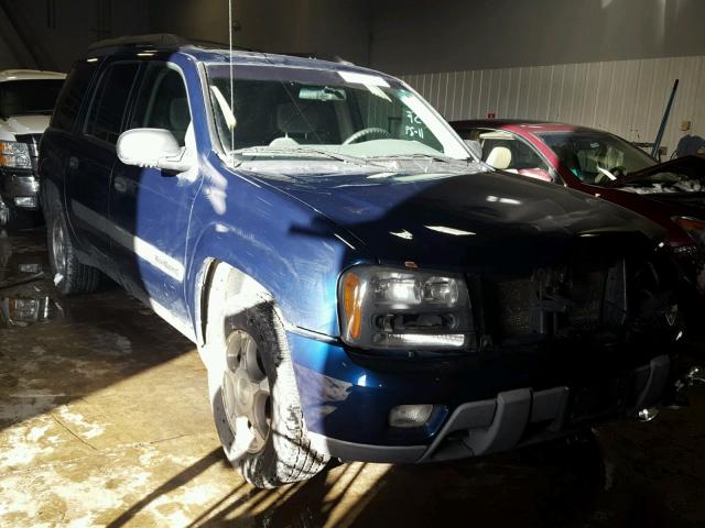 1GNET16S546233796 - 2004 CHEVROLET TRAILBLAZE BLUE photo 1