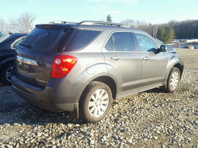 2CNFLNEC8B6359930 - 2011 CHEVROLET EQUINOX LT GRAY photo 4