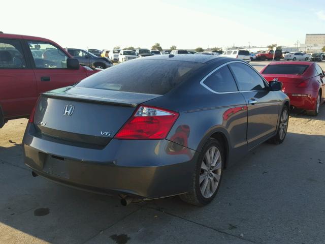 1HGCS22829A007336 - 2009 HONDA ACCORD EXL GRAY photo 4