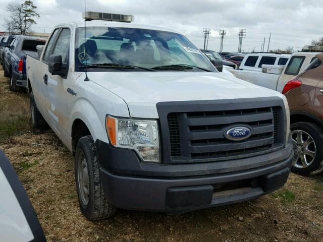 1FTEX1CW3AKB68700 - 2010 FORD F150 SUPER WHITE photo 1