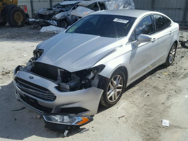 3FA6P0H71DR233145 - 2013 FORD FUSION SE SILVER photo 2