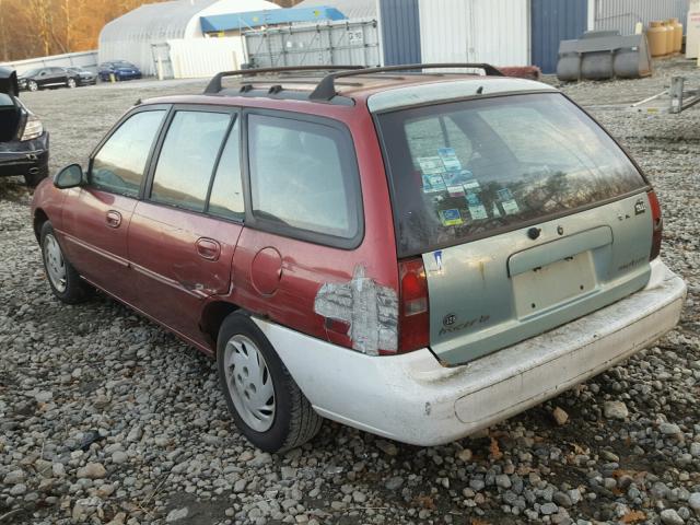 3MELM15P1VR602103 - 1997 MERCURY TRACER LS RED photo 3