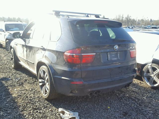 5YMGY0C50DLL15908 - 2013 BMW X5 M BLACK photo 3