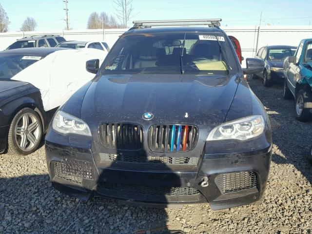 5YMGY0C50DLL15908 - 2013 BMW X5 M BLACK photo 9