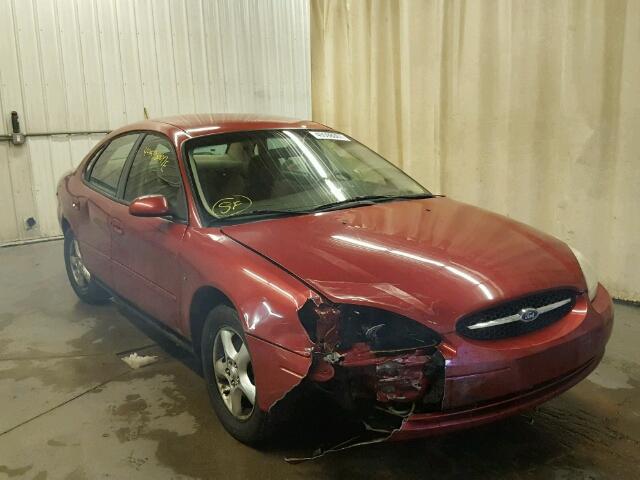 1FAFP55211G244946 - 2001 FORD TAURUS SES RED photo 1