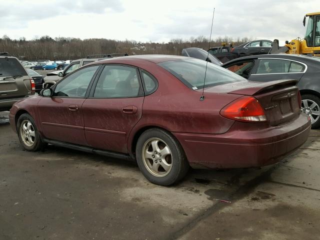 1FAFP53295A179131 - 2005 FORD TAURUS SE BURGUNDY photo 3