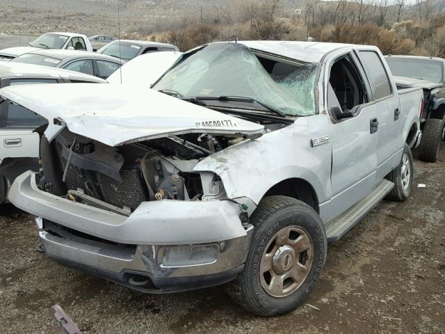 1FTPW14554KB47966 - 2004 FORD F150 SUPER SILVER photo 2