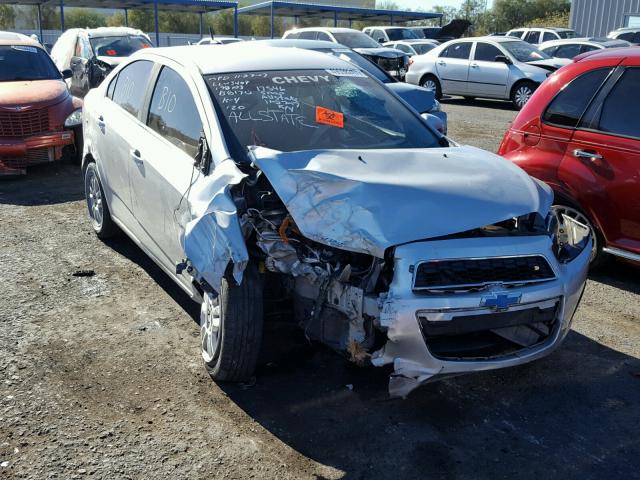 1G1JC5SH8C4149869 - 2012 CHEVROLET SONIC LT SILVER photo 1