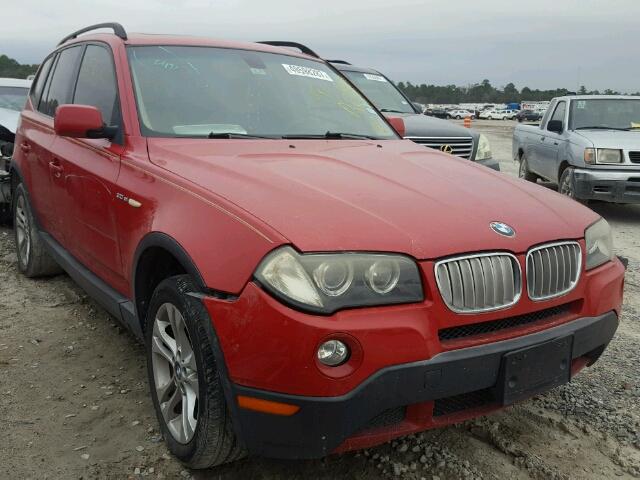 WBXPC93467WF02016 - 2007 BMW X3 3.0SI RED photo 1