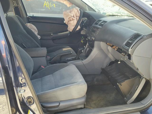 1HGCM56766A015254 - 2006 HONDA ACCORD EX BLUE photo 5