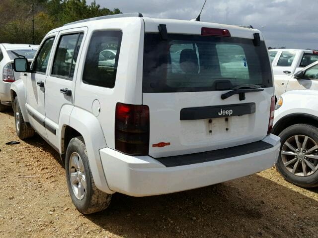 1J4PP2GK2BW584005 - 2011 JEEP LIBERTY SP WHITE photo 3