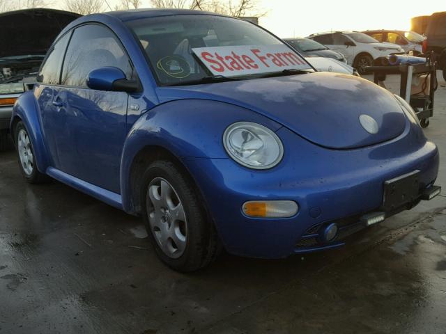 3VWCP21CX2M422402 - 2002 VOLKSWAGEN NEW BEETLE 蓝色 照片 1
