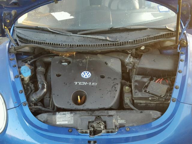 3VWCP21CX2M422402 - 2002 VOLKSWAGEN NEW BEETLE 蓝色 照片 7