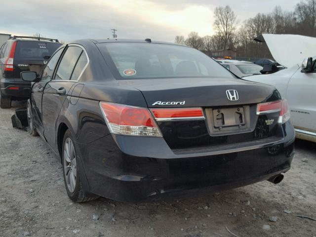 1HGCP2F84BA085439 - 2011 HONDA ACCORD EXL BLACK photo 3