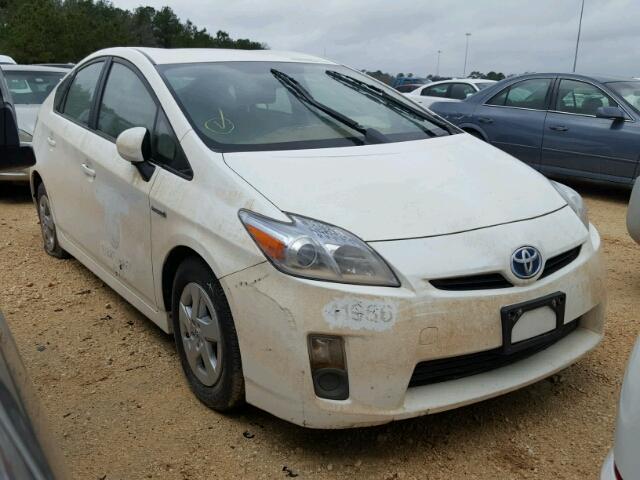 JTDKN3DU4B1439627 - 2011 TOYOTA PRIUS WHITE photo 1